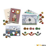 Kép 1/5 - szivárvány kavicsok rainbow pebbles készségfejlesztő játék 