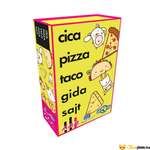 Kép 1/4 - Cica, pizza, taco, gida, sajt kártyajáték