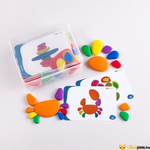 Kép 1/6 - szivárvány kavicsok rainbow pebbles készségfejlesztő játék óvodásoknak