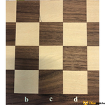 Kép 2/2 - Sakk készlet fából (38x38cm)