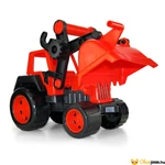 Kép 3/4 - Piros traktor mozgatható rakodókanállal