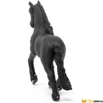 Kép 3/3 - schleich fekete lovacska játék ló hátulról