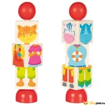 Kép 1/2 - Tekerhető állatos kockapuzzle