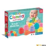 Kép 1/3 - Clemmy 10 db-os puha kockák Clementoni