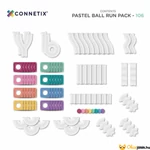 Kép 3/8 - Connetix - Pasztell golyópálya 106 db-os