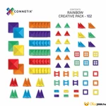 Kép 3/8 - Connetix - Rainbow Creative Pack