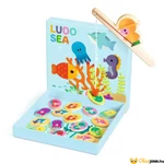 Kép 2/4 - Djeco társasjáték gyűjtemény kicsiknek - Ludo Sea