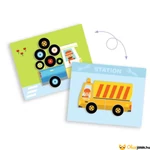 Kép 2/3 - Mágneses járművek képkirakó