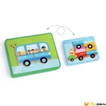 Kép 1/3 - Mágneses képkirakó - Variációk 12 járműre - Djeco