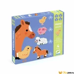 Kép 1/3 - Djeco Primo puzzle - A farmon