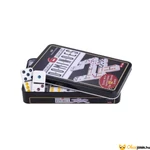 Kép 2/3 - Domino fém dobozban