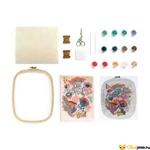 Kép 2/6 - Djeco Gyöngyhímzés készlet tartalma