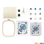 Kép 6/6 - Djeco Gyöngyhímzés készlet tartalma