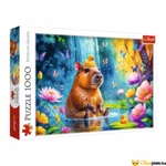 Kép 1/2 - Kapibara a vízesésnél – 1000 darabos puzzle - Trefl