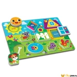 Kép 1/2 - Fa formaillesztő puzzle - Farm