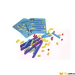 Kép 2/3 - Tooky Toys Mágneses útvsztő-építő ügyességi játék