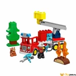 Kép 3/7 - LEGO Duplo Tűzoltóautó tömlővel és tűzoltóval