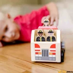 Kép 2/5 - Fa létrás tűzoltóautó