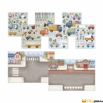 Kép 2/3 - Little Dutch matricás füzet - Jim és barátai matricák