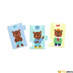 Kép 2/4 - Mackó öltözködik - Sorozat puzzle
