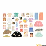 Kép 4/6 - Mágneses öltöztetős képkirakó tartalma