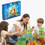 Kép 5/5 - Geomag Magnetic Tiles Gems 100 db-os építőjáték