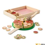 Kép 3/5 - Pizza party fajáték tartalma