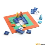 Kép 2/3 - Djeco Rocket Track Puzzle - Útkeresős logikai játék