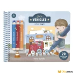 Kép 1/4 - Little Dutch varázsfüzet színesceruzával - Jim és barátai