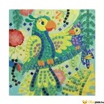 Kép 3/4 - Mozaikkép készítés gyerekeknek - papagájok