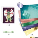 Kép 5/5 - Dinós képalkotó fémfóliával tartalma