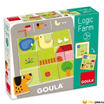 Kép 1/3 - Goula Logikus farm logikai játék ovisoknak óvodásoknak