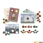 Kép 1/5 - szivárvány kavicsok rainbow pebbles készségfejlesztő játék 