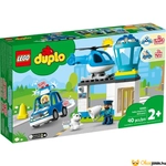 Kép 1/9 - Lego Duplo Rendőrség rendőrautóval rendőrállomás