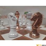 Kép 6/6 - Réz sakk figura huszár