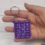 Kép 2/2 - Mini amőba kulcstartó mérete