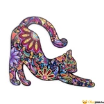 Kép 1/4 - Macska, különleges fa puzzle A3