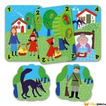 Kép 2/2 - Piroska és a farkas Djeco játék