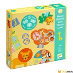 Kép 1/2 - Djeco 5 az 1-ben társasjáték - Vadállatok