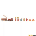 Kép 2/4 - Little Dutch tűzoltóállomás figurákkal