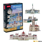 Kép 1/3 - 3D puzzle mini magyar épületek - CubicFun