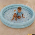 Kép 2/2 - Little Dutch felfújható medence kék 150cm Ocean Dreams