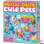 Kép 1/5 - 4M aranyos állatok gipszkiöntő készlet 