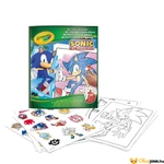 Kép 2/2 - Színező és matricázó Sonic a sündisznó