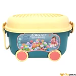 Kép 2/2 - Virágos építőjáték készlet