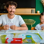 Kép 4/5 - 1000 Km társasjáték játék közben