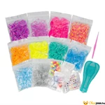 Kép 2/2 - Gumikarkötő készítő szett tartalma