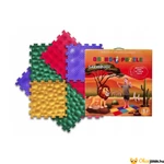 Kép 1/4 - Ortopédiai masszázs szőnyeg szett, 8 darabos - Szavanna