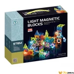 Kép 1/4 - Mágneses golyópálya építő LED világítással