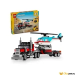 Kép 1/7 - Lego Creator - Platós teherautó és helikopter 31146